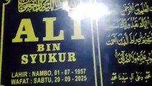 Cetak papan nisan bentuk buku percetakan PAW (percetakan advertising warahmah) advertising kendari percetakan kendari