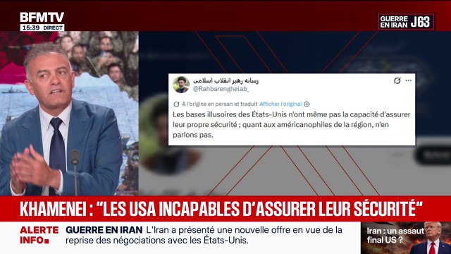 Guerre au Moyen-Orient: Les bases illusoires des États-Unis n'ont même pas la capacité d'assurer leur propre sécurité , affirme l'Iran