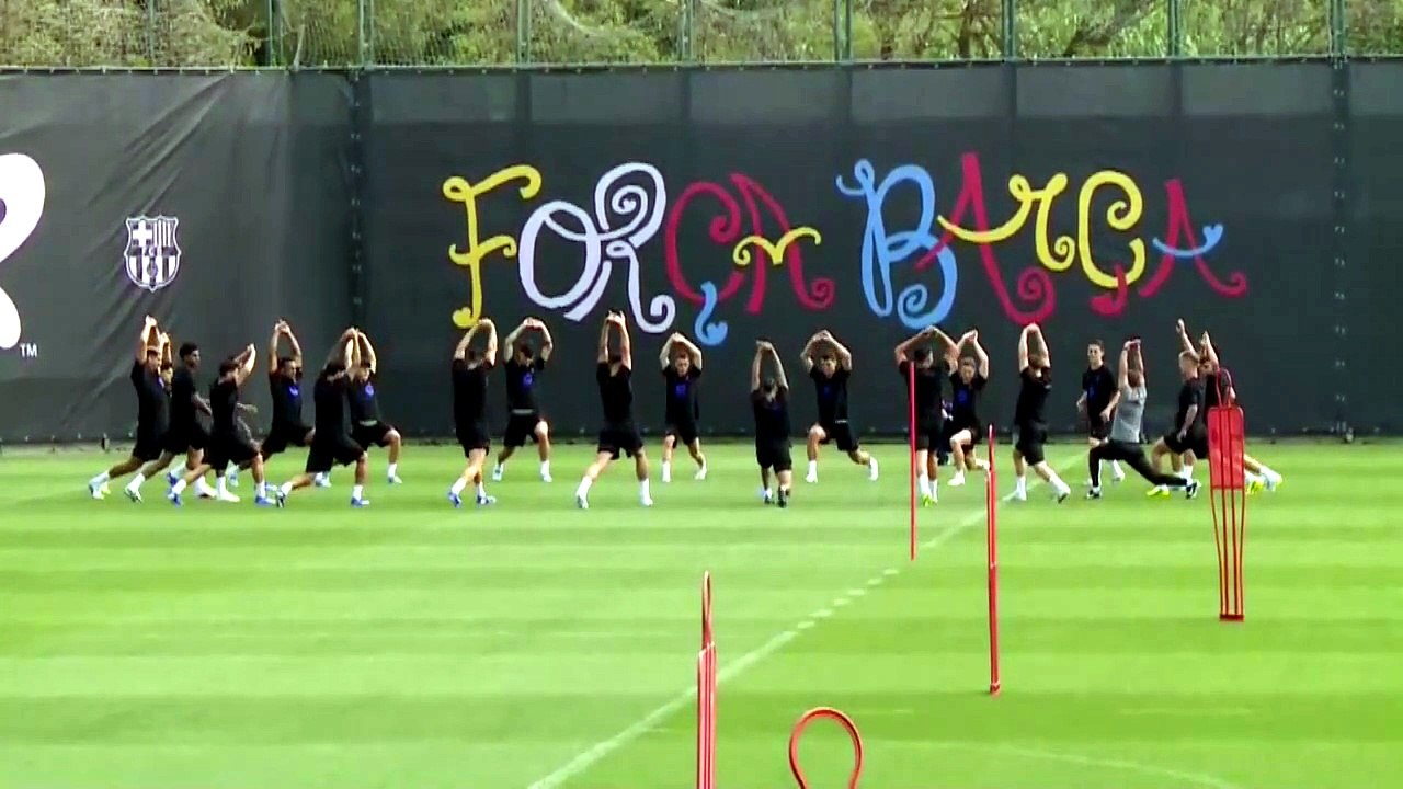 El Barça prepara su partido contra el Osasuna