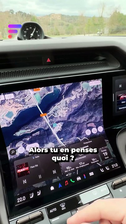 Le Porsche Cayenne Turbo électrique #shorts