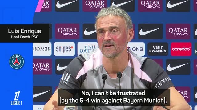 Enrique insists there is no frustration over ‘magnificent’ PSG-Bayern match