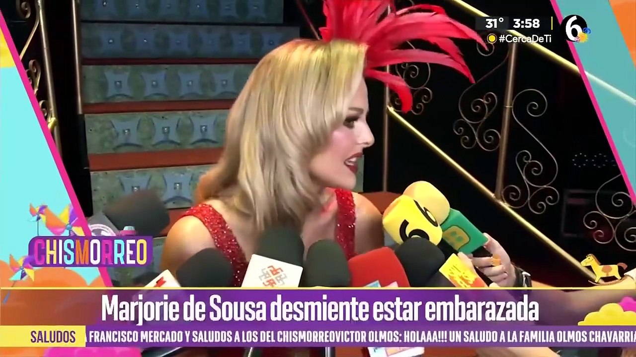 Marjorie de Sousa abordó los rumores de embarazo