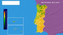 Descida das temperaturas este fim de semana: litoral e Norte com valores abaixo dos 20 ºC