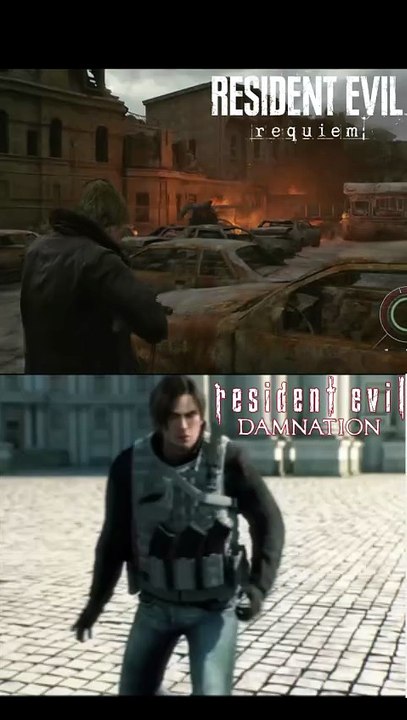 👀 Tyrant vs Leon Esto ya lo habíamos visto ¿Homenaje o reciclaje? 🤔  Resident Evil Requiem Damnation