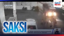 14-anyos na binatilyo, patay matapos masagasaan ng modern jeepney; driver, nakaidlip umano | Saksi