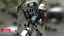 Siirt'te otomobil refüje çarpıp takla attı: 3 yaralı