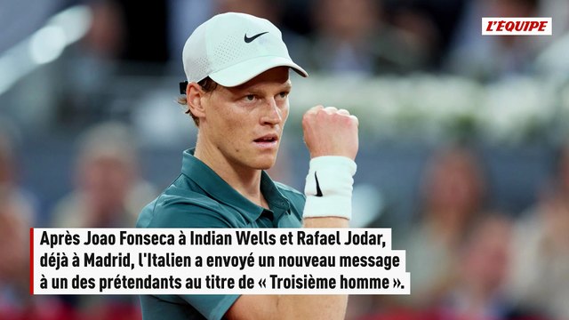 Arthur Fils impuissant face à Jannik Sinner en demi-finales du Masters 1000 de Madrid - Tennis - Madrid