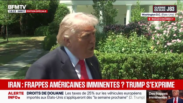 Les Iraniens veulent conclure un accord, mais je ne suis pas satisfait de la proposition , déclare Donald Trump