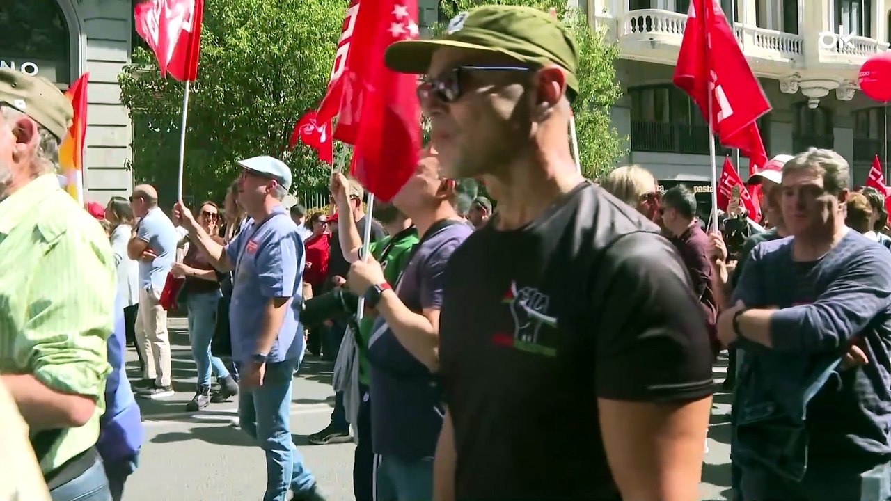 Sindicalistas de UGT y CCOO en el 1 de mayo: "Votaré a Sánchez porque más vale corrupto conocido..."