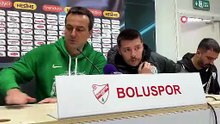 Boluspor - Serikspor maçının ardından | Ajansspor | IHA
