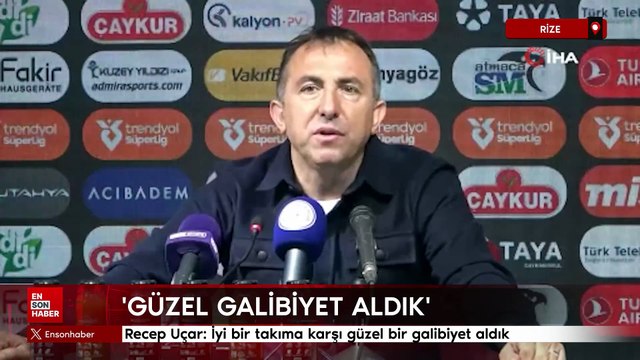 Recep Uçar: İyi bir takıma karşı güzel bir galibiyet aldık