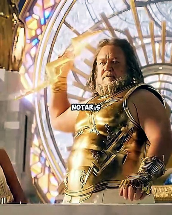 Si prestas atención a la batalla entre Thor y Zeus en Thor Love and Thunder