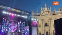 Concertone del Primo Maggio a Roma, Piazza San Giovanni gremita di persone