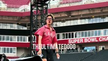 Jungkook Jin playing football_ 260428 Normal Soundcheck BTS Arirang Tour Tampa Day 3 Concert Fancam