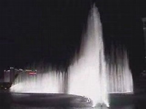 Bellagio Fountains Dance at Night, Las Vegas