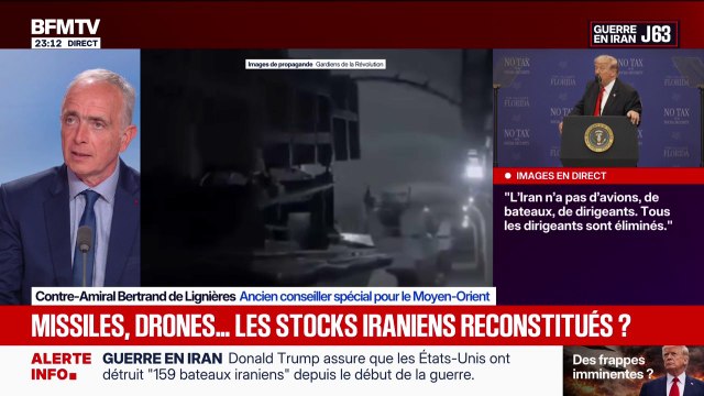 Guerre en Iran : Les stocks iraniens ont été potentiellement détruits , analyse Bertrand de Lignières, ancien conseiller spécial pour le Moyen-Orient