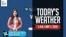 Today's Weather, 5 A.M. | May. 2, 2026