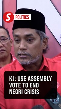 Hold vote of confidence in state assembly to solve Negri political crisis, says Khairy