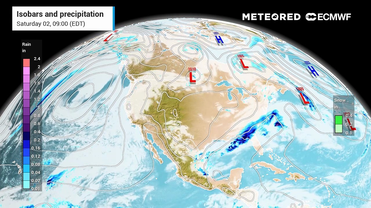 Stormy South, Chilly East, and a Split Forecast Across the U.S. This Weekend