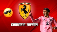 Luis Suárez aparece en el paddock y visita a Ferrari en plena práctica