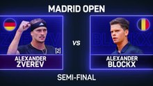 Zverev beats Blockx to face Sinner in Madrid Open final