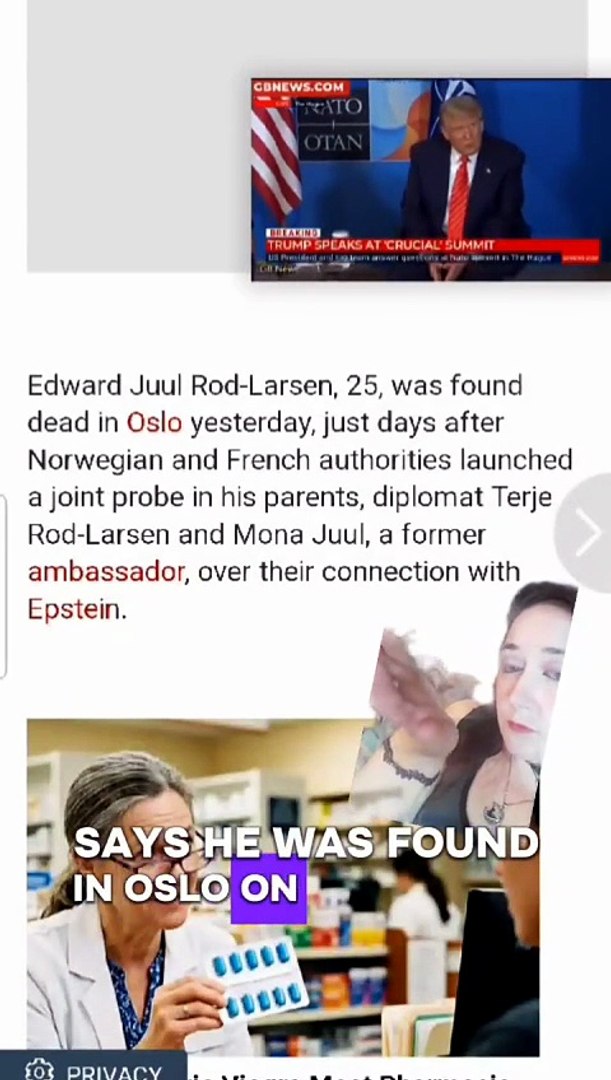 ⁣International News...Epstein