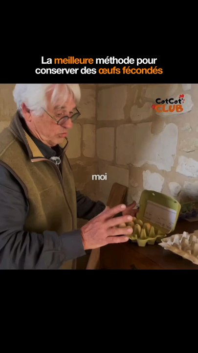 La meilleure méthode de conservation des œufs fécondés 🐔