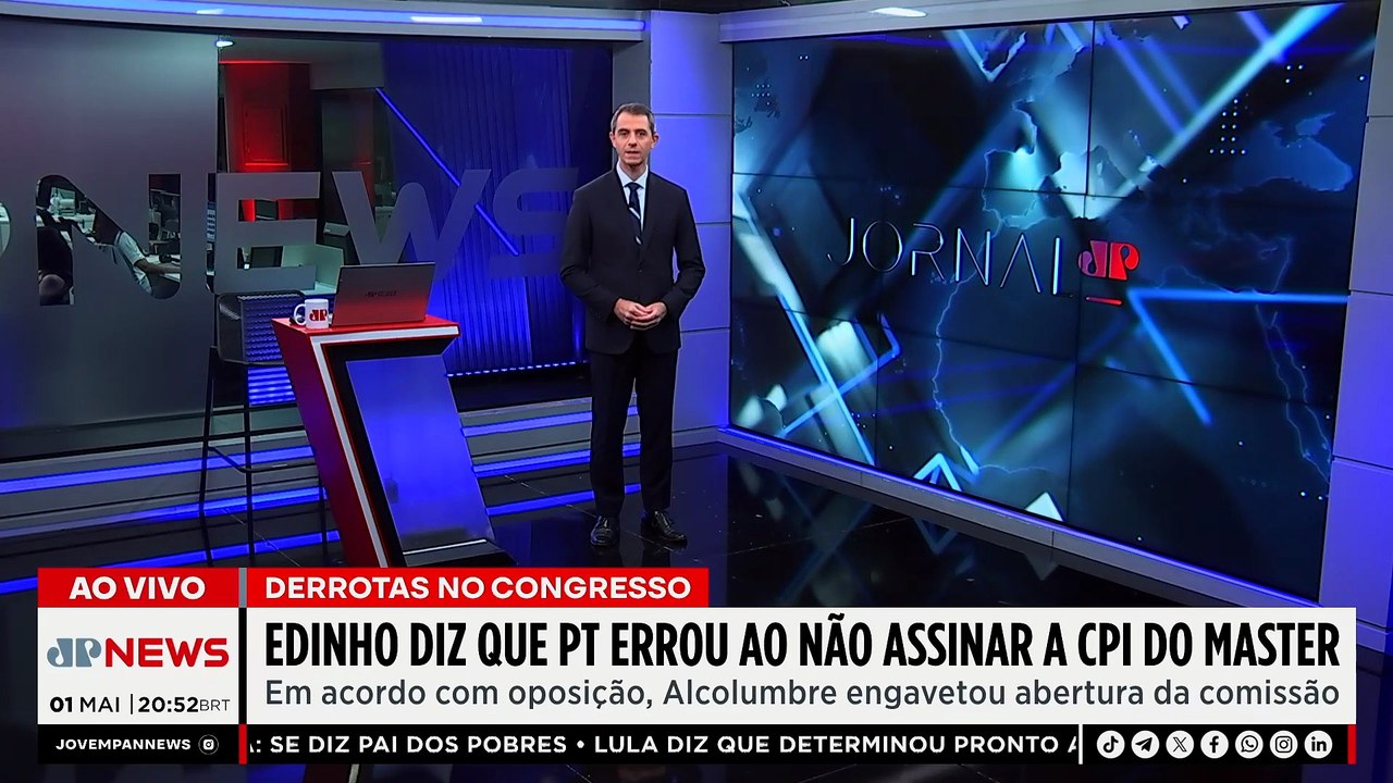 Edinho diz que PT errou ao não assinar CPI do Banco Master