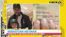 El divertido encuentro entre Neymar y un niño que se llama igual que él