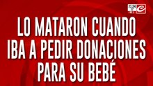 Lo mataron cuando iba a pedir donaciones para su bebe
