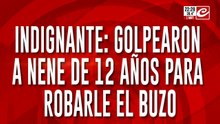 Golpearon a nene de 12 años para robarle el buzo
