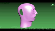 Ponikarovsky: 3DS MAX Practice Polygon Modeling Head Model Video #76 (05-01-2026)