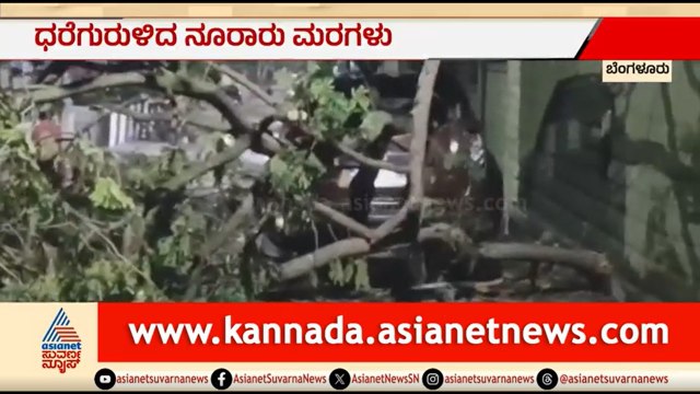 ಬೃಹತ್ ಮರ ಬಿದ್ದು ಭೀಕರ ಅವಘಡ: ರಸ್ತೆ ಸಂಚಾರ ಸ್ಥಗಿತ | Jayanagara | Bengaluru Rain News | Suvarna News