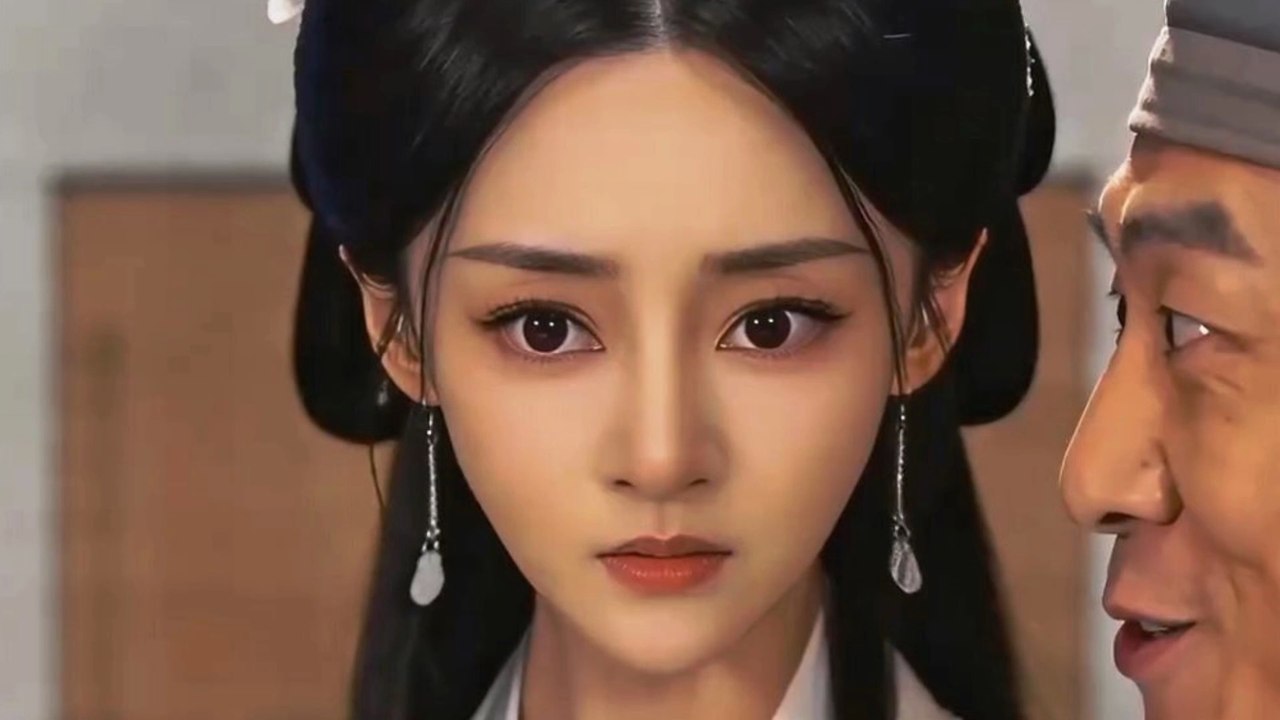 Yin Zhiping sneaked up and patted Xiao Longnv on the shoulder 小龍女姑姑被親吻臉頰，並將對方誤認為楊過 The Condor and the Lovers 神鵰俠侶その Shen Diao Xia Lu 番外篇-尹志平与小龙女定制版 短剧 乘虛而入