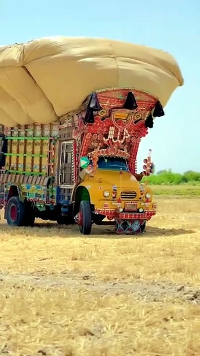 Overloaded Pakistani truck 🚒