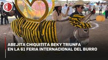 Abejita Chiquitita Beky triunfa en la 61 Feria Internacional del Burro en Otumba