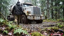 10 Years Abandoned! Peterbilt 567 Cement Mixer Found Deep in the Forest – Full Restoration