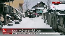 Sivas şaşırtmadı: Mayıs ayının başında kar yine yüzünü gösterdi
