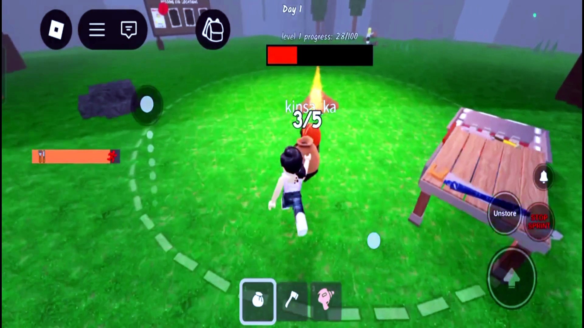 ⁣Pt2. Nothing beats gaming in nature l 99 nights in the forest l Roblox