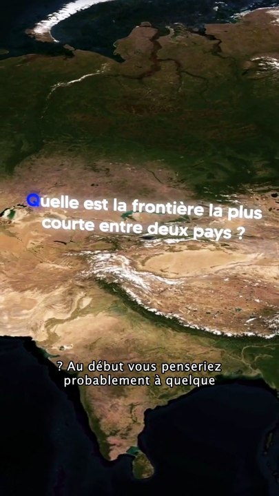 Quelle est la frontière la plus courte entre deux pays  #geographie #frontieres #actualites