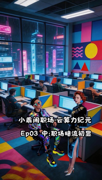 小乖闹职场·云算力纪元Ep03（中）   Xiao Guai’s Workplace Schemes:The Cloud Power Era Ep03（Part 2)