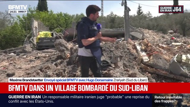 Guerre au Moyen-Orient: BFMTV dans un village bombardé ce vendredi dans le sud du Liban