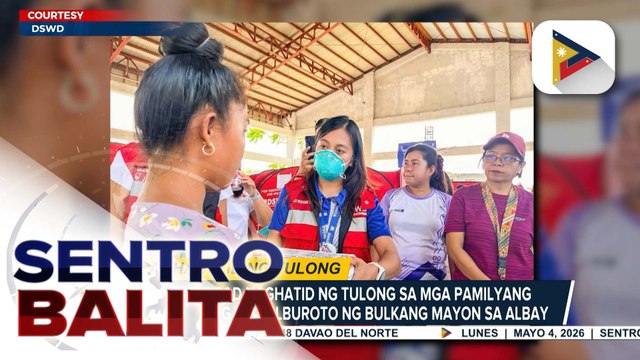 DSWD, nakapamahagi na ng 71K food packs sa mga lugar na apektado ng ashfall sa Albay