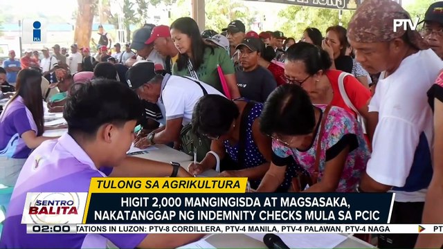Higit 2K mangingisda at magsasaka Abra, nakatanggap ng indemnity checks mula sa Philippine Crop Insurance Corporation | ulat ni Jam Malingan - PIA Cordillera