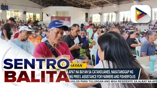 Higit 2K magsasaka sa apat na bayan sa Catanduanes, nakatanggap ng tulong pinansyal sa ilalim ng Presidential Assistance for Farmers and Fisherfolks | ulat ni Rosie Nieva - Radyo Pilipinas- Virac