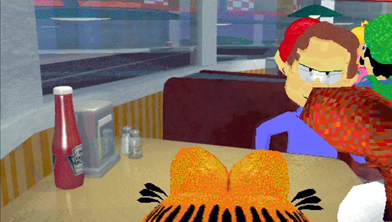 Garfield goes to KFC
