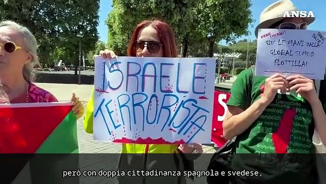 Flotilla, presidio davanti al ministero degli Esteri per gli attivisti trattenuti