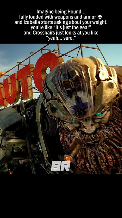 When your name is Hound and everyone starts humiliating you based on your gear #transformers #memes