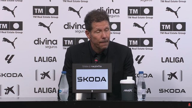 Simeone, rueda de prensa completa tras el Valencia 0 - Atlético de Madrid 2 | LaLiga EA Sports