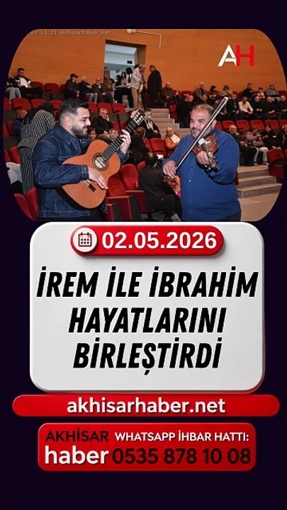 İrem ile İbrahim hayatlarını birleştirdi